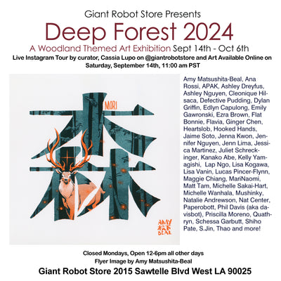 Deep Forest 2024: A Woodland Themed Art Exhibition Begins Sat Sept 14th