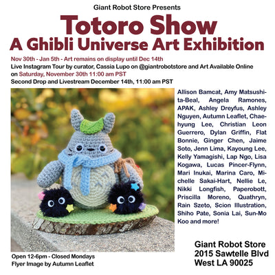 Totoro Show 2024: A Ghibli Universe Art Exhibition Nov 30th - Jan 5th