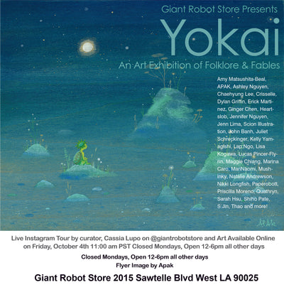 Yokai Show 2024: An Art Exhibition of Folklore & Fables - Begins Friday Oct 4th!