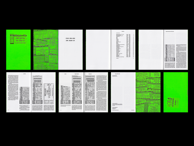 Several page layouts for Stubs, with words and photo copied ticket stubs.