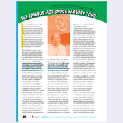Page excerpt, a long article about the Huy Fong Foods Inc with information gathered from a factory tour and interview with the owner.