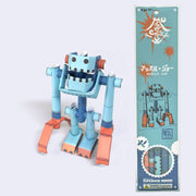 Paper robot made of paper pipes.