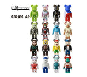 16 different bearbrick figures of varying designs.