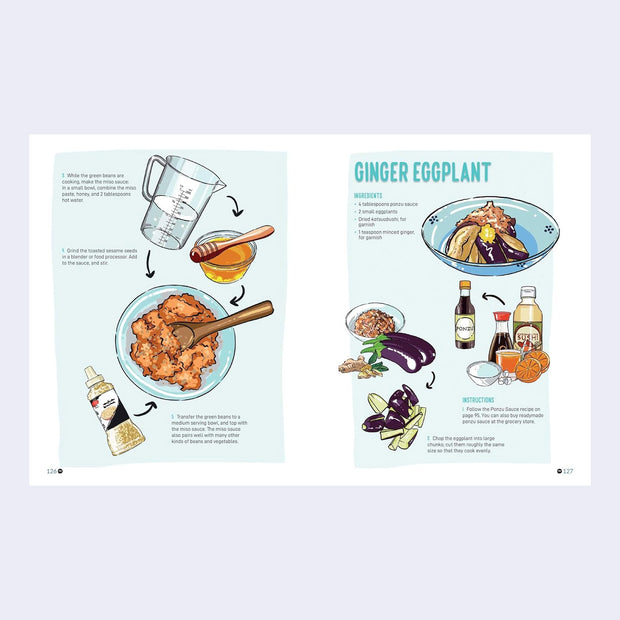 Page excerpt, featuring instructions on how to make and model characters from Studio Ghibli from food into a bento box meal.