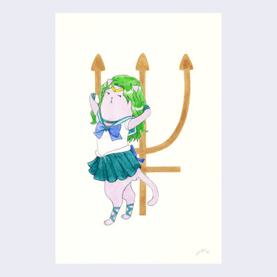 Rakugaki 4 - Justine Lin - "Sailor Neptune"