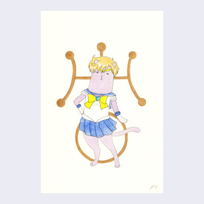 Rakugaki 4 - Justine Lin - "Sailor Uranus"