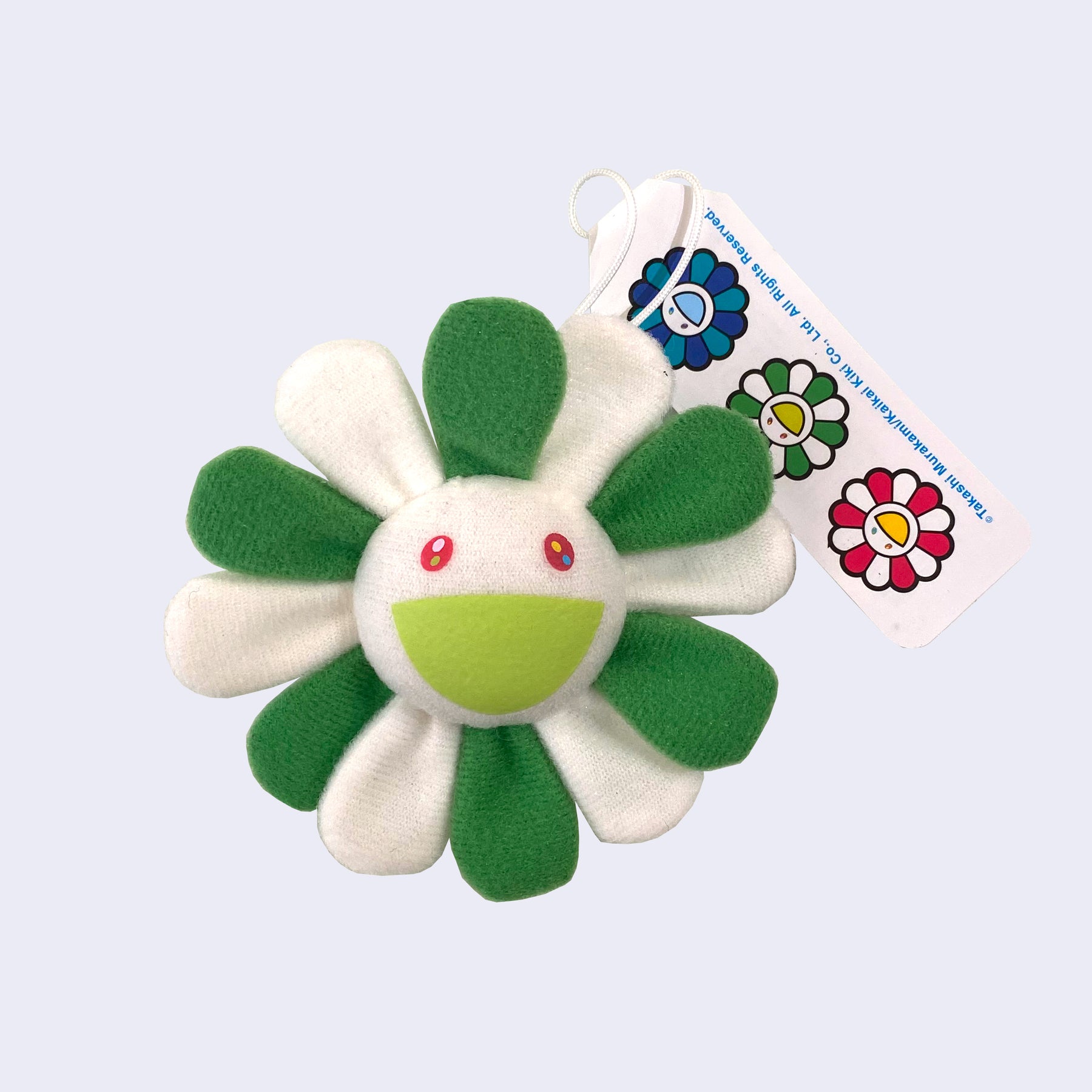 takashi murakami flower keychain or plush pillow / stuffed animal